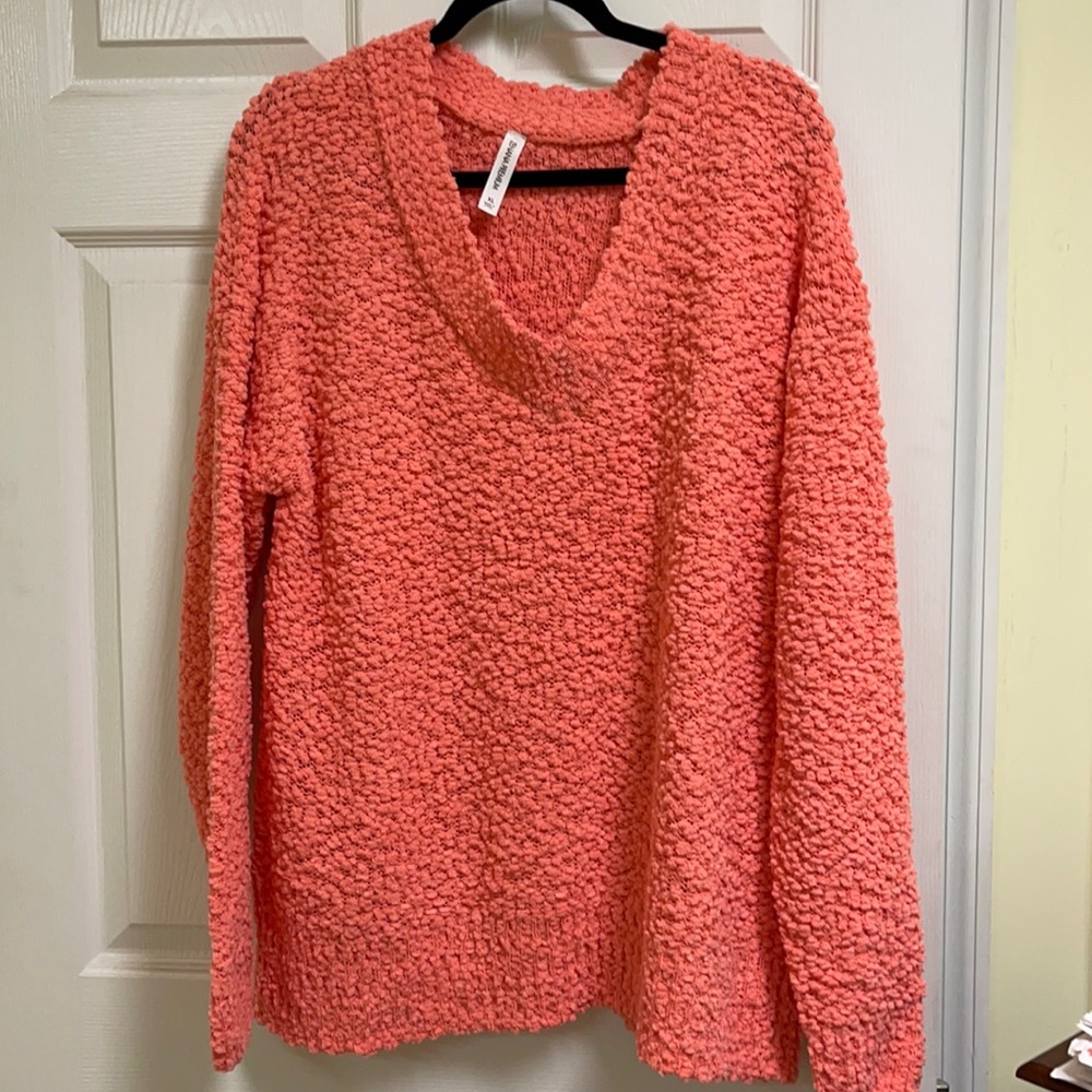 Zenana Spring Popcorn Sweater